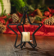 Wrought Iron Star Tea Light Candle Holder - MADE IN THE USA