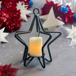 Wrought Iron Star Tea Light Candle Holder - MADE IN THE USA