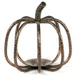 Copper Pumpkin Tea Light Candle Holder - MADE IN THE USA