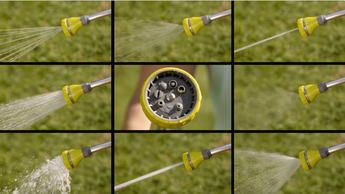 Watering Wand - 15 inch with 8 Spray Patterns